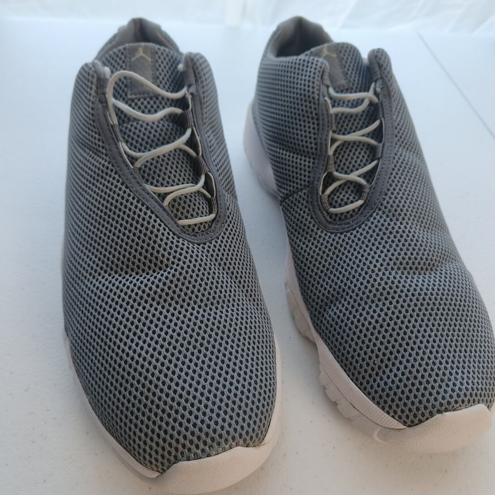 Air Jordan Future Low Mens Size 13 Grey Mesh Athletic Basketball Shoes Sneakers - Picture 4 of 11